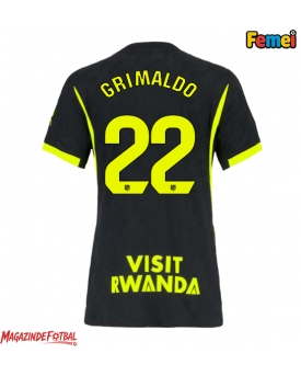 Atletico Madrid Alejandro Grimaldo #22 Tricou Fotbal Replică 2026-27 Femei Deplasare Atletico Madrid Alejandro Grimaldo #22 Tricou Fotbal Replică 2026-27 Femei Deplasare